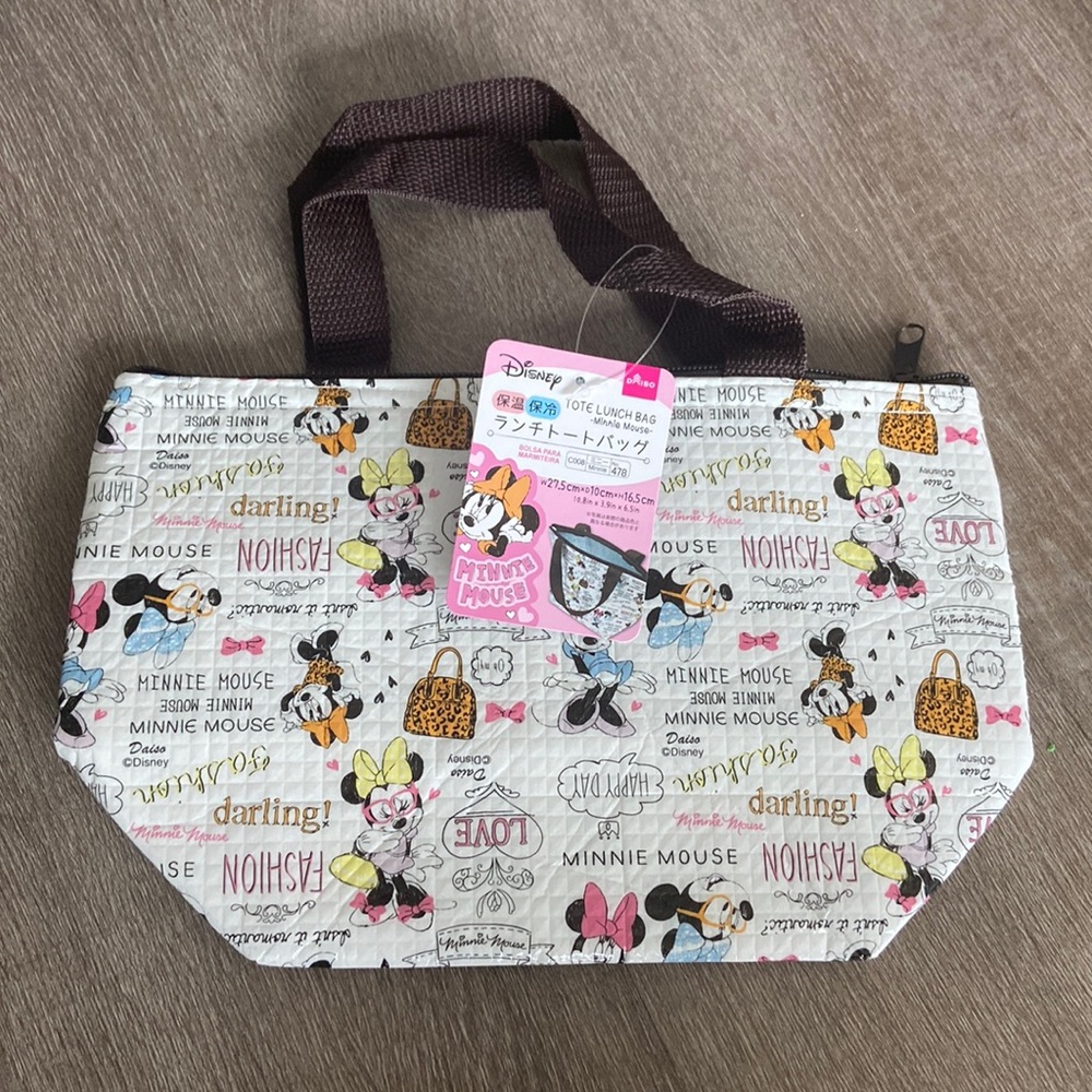 Disney Minnie tote lunch bag